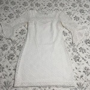 Lilly Pulitzer Fontaine Gypsea Lace Dress In Resort White XS